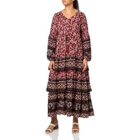 Women's Plus Size Maxi Faye Tiered