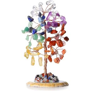 DUQGUHO Crystal Tree Amethyst Crystal with Natural Quartz Amethyst Stone Base Crystal Tree for Decor Reiki Luck Crystal Spiritual Gifts