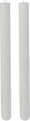 Biedermann & Sons 2 Pack Tall Taper Candles - Unscented Dinner Candle Set 10 Hour Burn Time, 10-Inch, Wedgewood Blue in Kuwait