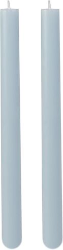 Biedermann & Sons 2 Pack Tall Taper Candles - Unscented Dinner Candle Set 10 Hour Burn Time, 10-Inch, Wedgewood Blue in Kuwait