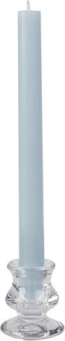 Biedermann & Sons 2 Pack Tall Taper Candles - Unscented Dinner Candle Set 10 Hour Burn Time, 10-Inch, Wedgewood Blue in Kuwait