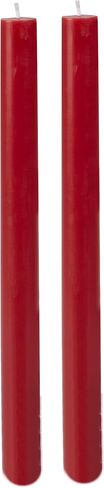 Biedermann & Sons 2 Pack Tall Taper Candles - Unscented Dinner Candle Set 10 Hour Burn Time, 10-Inch, Wedgewood Blue in Kuwait
