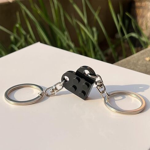 MPK Heart-Shaped Keychain Set – Matching Keychains for Couples, Valentine's Day Gift, Romantic Love Keychain for Him and Her in Kuwait