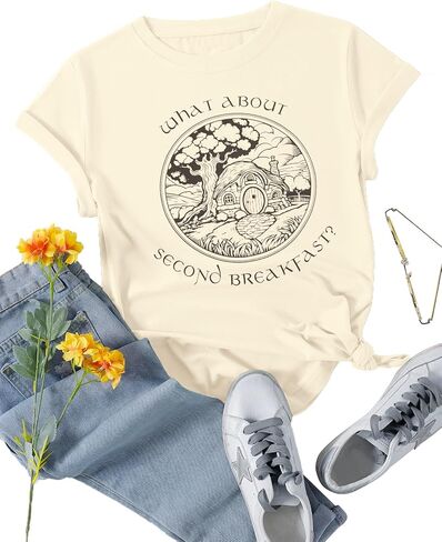 King of The Ring Shirt for Women Middle Earth T Shirt Funny Movie Graphic Tees Casual Short Sleeve Tee Tops in Saudi Arabia