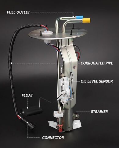 مجموعة وحدة مضخة الوقود الكهربائية EWBN متوافقة مع 1999 2000 2001 2002 2003 Ford F-150، 2004 Ford F-150 Heritage، 1999 Ford F-250،4.2L 4.6L 5.4L، استبدال E2237S AP2237S in Kuwait