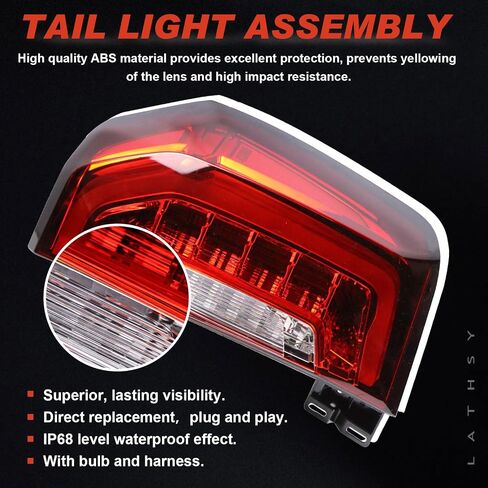 Tail Light Compatible With 2021 2022 2023 GMC Yukon/Yuon XL Outter Right Passenger Side Replace:84816393 in Saudi Arabia