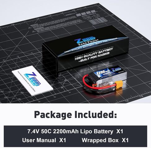 بطارية ليبو Zeee 2S 2200 مللي أمبير في الساعة 7.4 فولت 50C حزمة قصيرة مع موصل XT60 حزمة ناعمة لـ 1/16 مائل RC سيارة RC شاحنة RC طائرة هليكوبتر طائرة كوادكوبتر بدون طيار RC نماذج سباق القوارب (عبوتان) in Saudi Arabia