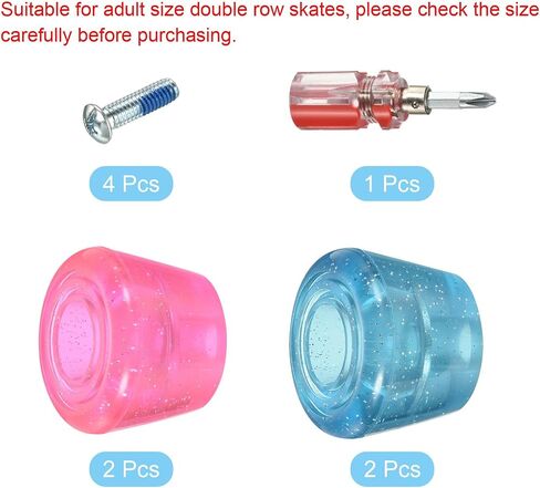 PATIKIL Roller Skate Toe Stops with Screwdriver Rubber Brake Stoppers Block for Roller Skate Accessories Replacement in Saudi Arabia