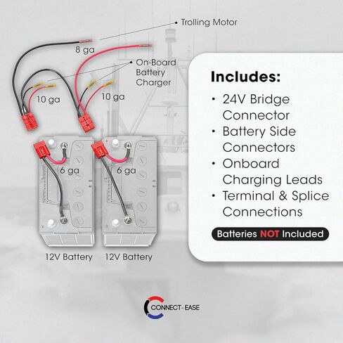 RCE36VBK 36-Volt Series Trolling Motor Connection Kit in Saudi Arabia