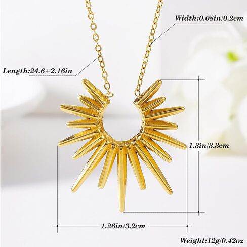 SOCICO 18K Gold Heart Pendant Necklaces for Women Cross Faith Pendant Necklaces Sun Necklace Cute Boho Tiny Evil Eye Lucky Protection Jewelry Gift Christmas Gifts Birthday Gifts for Women Jewelry in Saudi Arabia