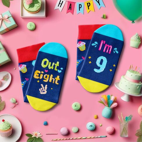 هدايا عيد ميلاد HAPPYPOP بعمر 10 سنوات - هدايا للفتيات المراهقات والأولاد بعمر 10 سنوات، هدايا للأطفال بعمر 10 سنوات، جوارب للأطفال بعمر 10 سنوات، صندوق هدايا عيد ميلاد مع بطاقة تهنئة in Saudi Arabia