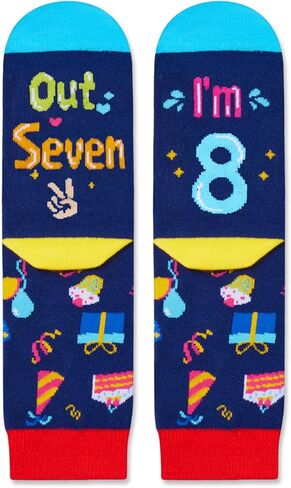 هدايا عيد ميلاد HAPPYPOP بعمر 10 سنوات - هدايا للفتيات المراهقات والأولاد بعمر 10 سنوات، هدايا للأطفال بعمر 10 سنوات، جوارب للأطفال بعمر 10 سنوات، صندوق هدايا عيد ميلاد مع بطاقة تهنئة in Kuwait