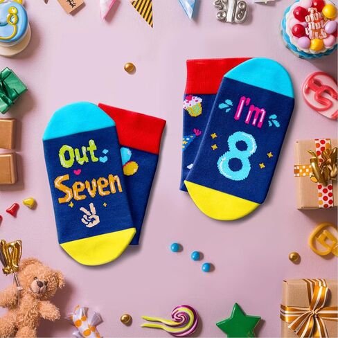 هدايا عيد ميلاد HAPPYPOP بعمر 10 سنوات - هدايا للفتيات المراهقات والأولاد بعمر 10 سنوات، هدايا للأطفال بعمر 10 سنوات، جوارب للأطفال بعمر 10 سنوات، صندوق هدايا عيد ميلاد مع بطاقة تهنئة in Kuwait