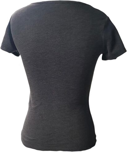Women Y2K Grunge Short Sleeve T-Shirt Crew Neck Graphic Baby Tee Slim Casual Going Out Top Halloween Gothic Shirt in Kuwait