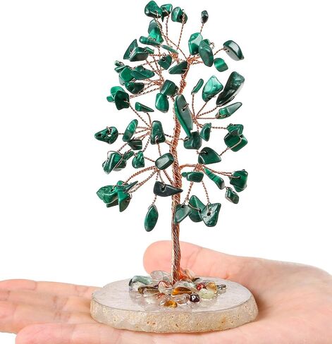 DUQGUHO Crystal Tree Amethyst Crystal with Natural Quartz Amethyst Stone Base Crystal Tree for Decor Reiki Luck Crystal Spiritual Gifts in Saudi Arabia
