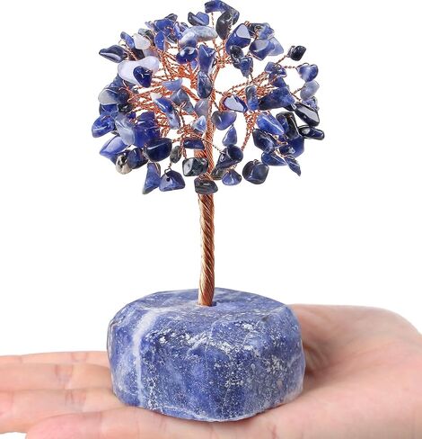 DUQGUHO Crystal Tree Amethyst Crystal with Natural Quartz Amethyst Stone Base Crystal Tree for Decor Reiki Luck Crystal Spiritual Gifts in Saudi Arabia