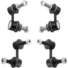 BOXI (Set of 4) 2x Front Sway Bar Links + 2x Rear Sway Bar Links Replacement for Nissan Pathfinder 2005 2006 2007 2008 2009 2010 2011 2012 | Replaces K80470 K80471 K750037 K750038