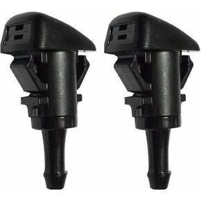 Genuine OEM 98630-3J000 Windshield Washer Nozzle(2pcs Set), Compatible With Hyundai Genesis 09-16 G80 17-22 G90 17-21 Santa Fe 13-19 Azera 12-17 Equus 11-16 Veracruz 07-12