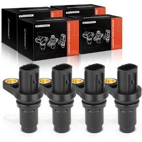 A-Premium 4-PC Engine Camshaft Position Sensor Compatible with Toyota Camry, RAV4, Tacoma, Highlander, Tundra, Sienna, 4Runner, Avalon, FJ Cruiser, Land Cruiser & Lexus RX450h, IS F, IS250, IS350