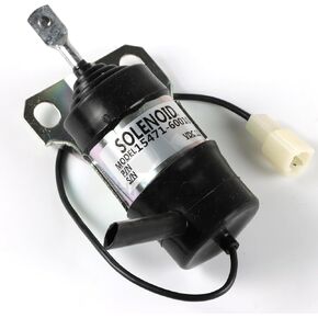15471-60010 052600-1001 12V Fuel Shutoff Stop Solenoid 052600-1000 for Kubota B1250 B1550 B1750 B2150 L2250 L2650 L3010 L35 R400 R420 R520 M4030 M4900