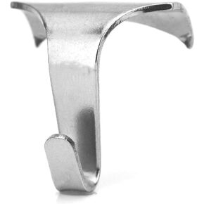 Multipack Shades Molding Hooks for Picture Rails Holds 45lb Each (10, White)