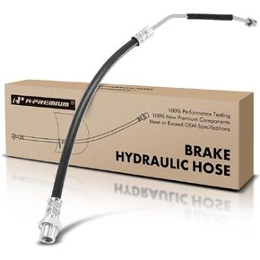 A-Premium Rear Passenger Inner Brake Hydraulic Hose Compatible with BMW Models - Z4 2003-2006 2.5L, Z4 2003-2008 3.0L, Z4 2006-2008 3.2L - Replace# 34306774342