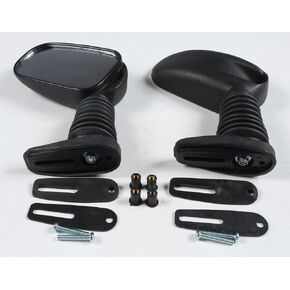 SPI Snowmobile Mirrors - Tall Double Pivot Style for Polaris, Replaces OEM# 2871675