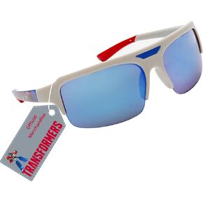 ARKAID Transformers Official Optimus Prime Sunglasses for Kids Sports Wrap | UV 400 | One Size Fits Most Kids