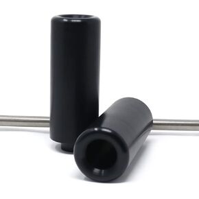 Shogun USA Made Suzuki SV 650 SV650 X SV650X 2017 2018 2019 2020 2021 2022 2023 2024 2025 Black No Cut Frame Sliders Fits ABS & NON ABS Models - 750-5649