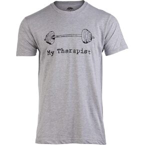 My Therapist (Barbell) | Funny Workout Working Out Weight Lifting Lifter Joke Man T-Shirt