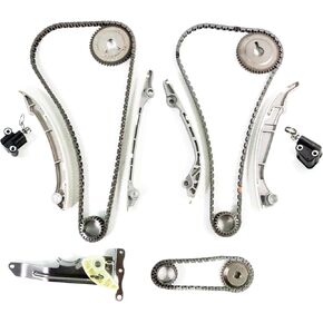 Timing Chain Kit Fits for Nissan-Titan Armada NV2500 NV3500 Pathfinder 5.6L V8, for Infiniti-QX56 M56 QX80 Q70 QX70 QX80 5.0L/5.6L Engine Timing Chain Set