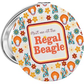 FAADBUK Mrs Roper Gift Mrs Roper Fan Gift Company TV Show Gift Mrs Roper Pocket Mirror for Her (Meet Me at Mirror)