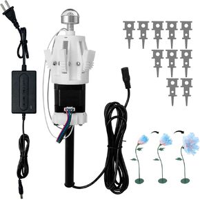 Artificial Flower Automatic Open Closing Motor,Mechanical Moving Flowers Engines,Glowing Simulation Flower Opener,For Wedding Prop Decoration,Party,Landscape Design,Art Exhibitions,Stage Performances
