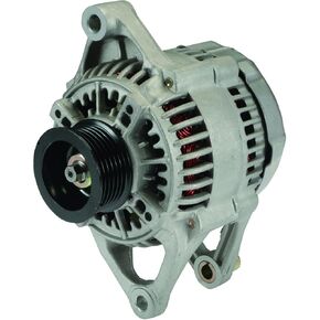 OEG Parts New Alternator Compatible With Jeep Cherokee 4.0L L6 242cid 117A 2001 01 56041822AB 1210003780 AND0273 40052082 213-9318 213-9520 1N9318 1N9520