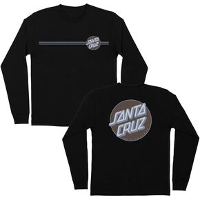 SANTA CRUZ Other Dot L/S Heavyweight T-Shirt Black w/Brown Med Mens