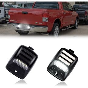 Gempro Blue OLED Neon Tube LED License Plate Light Tag Lamp Assembly Replacement For 2005-2015 Toyota Tacoma & 2000-2013 Tundra Pickup Truck