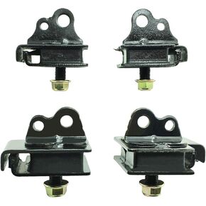 labwork Bottom Top Engine Mount Rubber Damper Kit Replacement for Yamaha Rhino 660 2004 2005 2006 2007 Replacement for 5UG-21485-00-00 5UG-21486-00-00