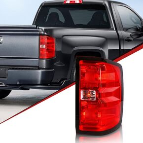Tail Light Cover for 2014-2018 Chevy Silverado 1500, 2015-2019 Chevy Silverado 2500HD 3500HD, 2015-2019 GMC Sierra 3500HD, Pickup Driver and Passenger Side Rear Brake Signal Lamp Replacement in Kuwait
