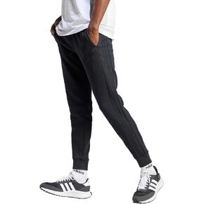 adidas Men's Essentials Fleece Tapered Cuffed 3-Stripes Pants