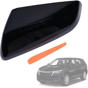 Exterior Side Mirror Cover Driver Side 23406417 84225386 Compatible with Chevrolet Equinox GMC Terrain 2018-2023 Rearview Mirror Cap Left Side
