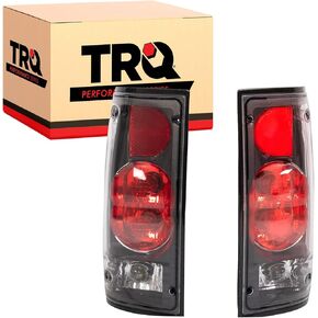 TRQ Rear Tail Lights Set Halogen Compatible with 1989-1995 Toyota Pickup TO2800105 TO2808101