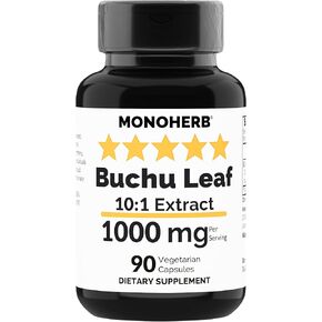 Buchu Leaf Extract 1000 mg - 90 Vegetarian Capsules