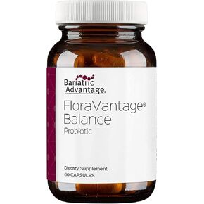Bariatric Advantage FloraVantage Balance Capsules, Probiotic Supplement for Bariatric Surgery Patients for Healthy Immune Support - 60 Count