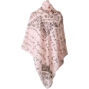 Jesus's Names Prayer Scarf - Large, Lightweight Prayerfully Made Bible Verse Shawl 33x70", 75 languages, 84 Titles for Christ