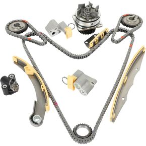 SCITOO Timing Chain Kit Water Pump TK3042, AW9426 Fit For Nissan Frontier / NV1500 / NV2500 12, For Nissan NV3500 12, For Nissan Pathfinder 05-12, For Nissan Xterra 05 08-12, For Suzuki Equator 09