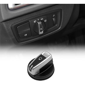 Car Headlight Head Lamp Switch Knob Button Cover Replacement Compatible with BMW 1 3 X1 Series E90 E91 E81 E82 E87 E88, Replaces OE# 9169405 61319169405 61316932794