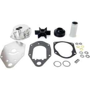 812966A12 Water pump Impeller repair kit with Housing for Various Mercury Mariner Force Quicksilver Outboard 30 40 50 55 60 70 75 HP 4 Stroke EFI 46-812966A11 46-812966A12
