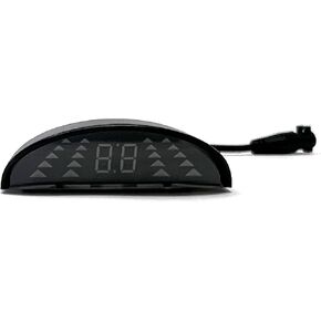 Brandmotion Universal 4-Sensor Switchable Front or Rear Parking Sensor System 9002-3010 | Infrared LED Distance Detection with Color Coded Readout, Length Display and Audible Alert