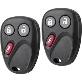 2PCS Replacement Keyless Entry Remote Car Key Fob LHJ011 315MHz 3 Button for Chevrolet Avalanche Silverado Suburban Tahoe 2003-2006 GMC Sierra 2500 Hd 3500 Denali Yukon,Hummer H2