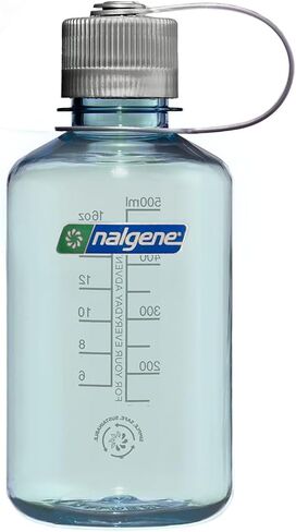 زجاجة مياه Nalgene Sustain Tritan خالية من مادة BPA مصنوعة من مواد مشتقة من 50% من النفايات البلاستيكية، 16 أونصة، فم ضيق in Saudi Arabia